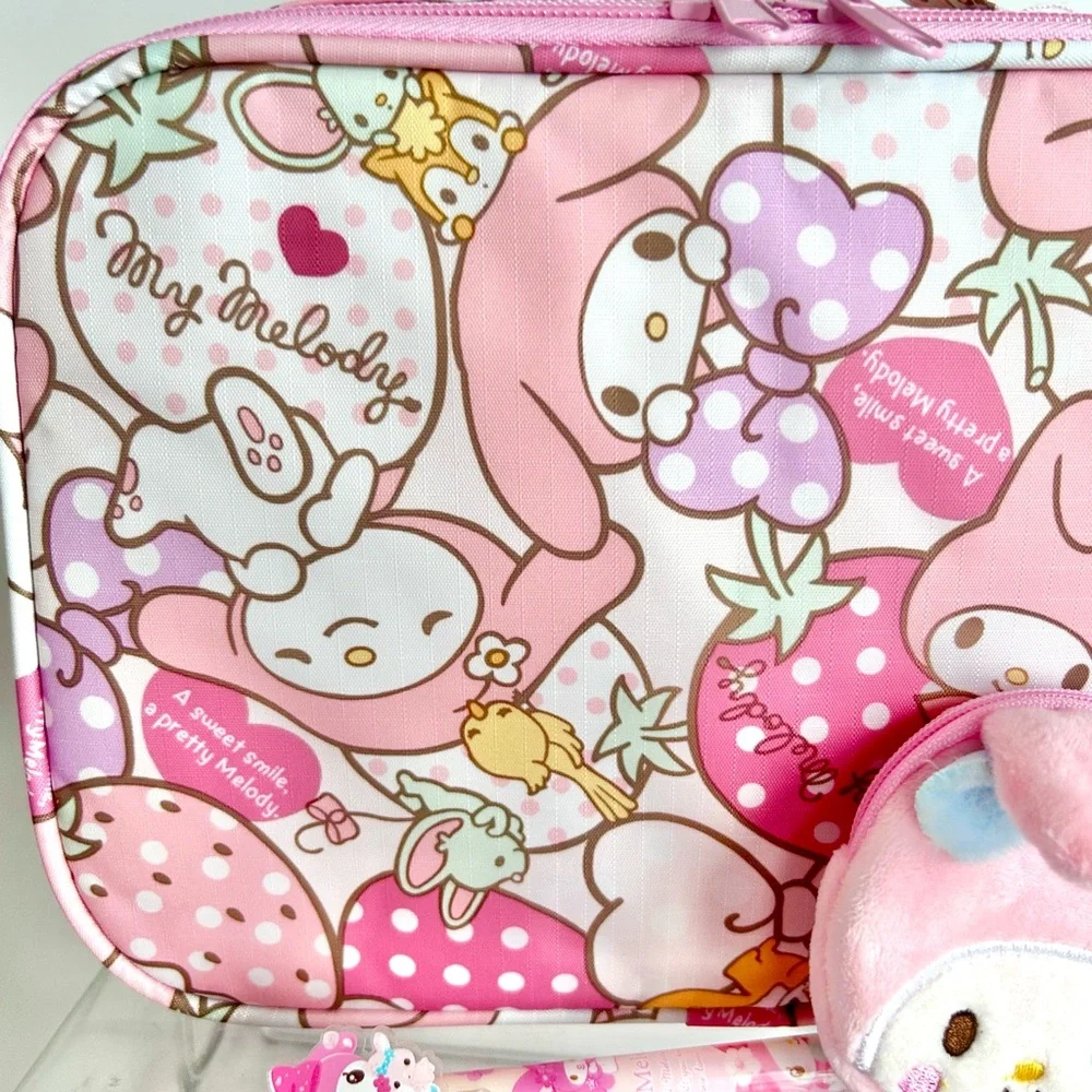 💝(MY328) My Melody Adorable 7-Piece Beauty Case Bundle!